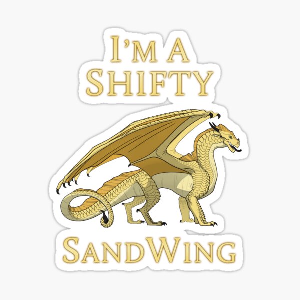 Vista previa del artículo con la obra «Soy un SandWing Shifty», diseñado y vendido por VibrantEchoes.