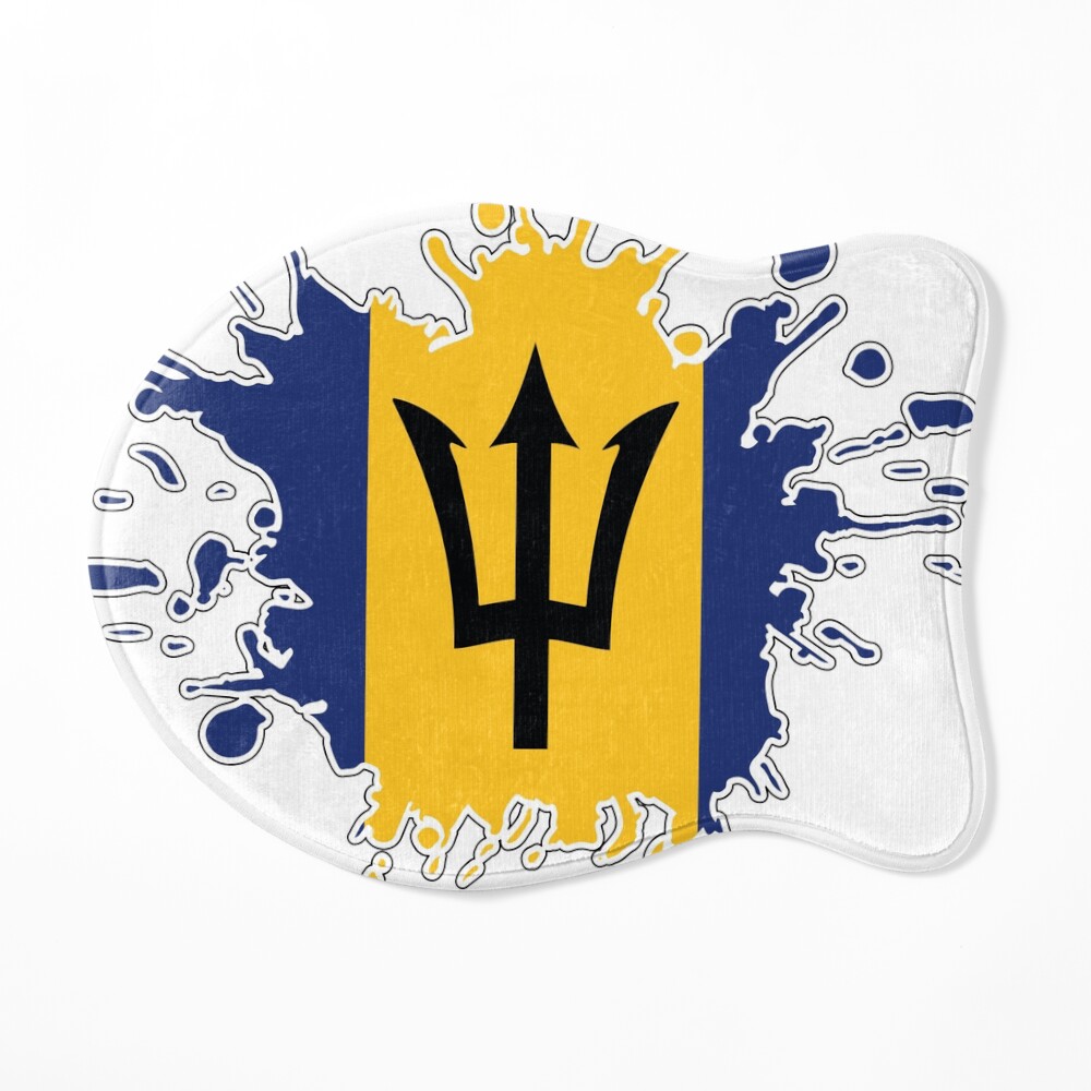 Barbados National Flag splash" Art Board Print for Sale by identiti