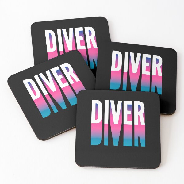 Item preview, Diver With Long Gradient Shadow designed and sold by SVPOD.