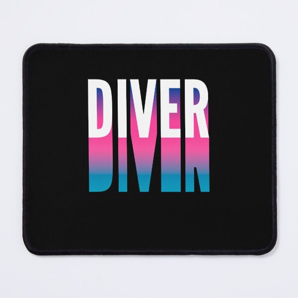Item preview, Diver With Long Gradient Shadow designed and sold by SVPOD.