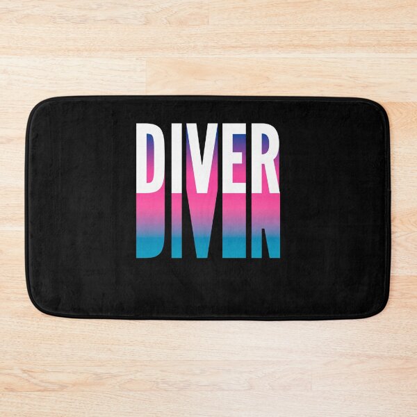 Item preview, Diver With Long Gradient Shadow designed and sold by SVPOD.