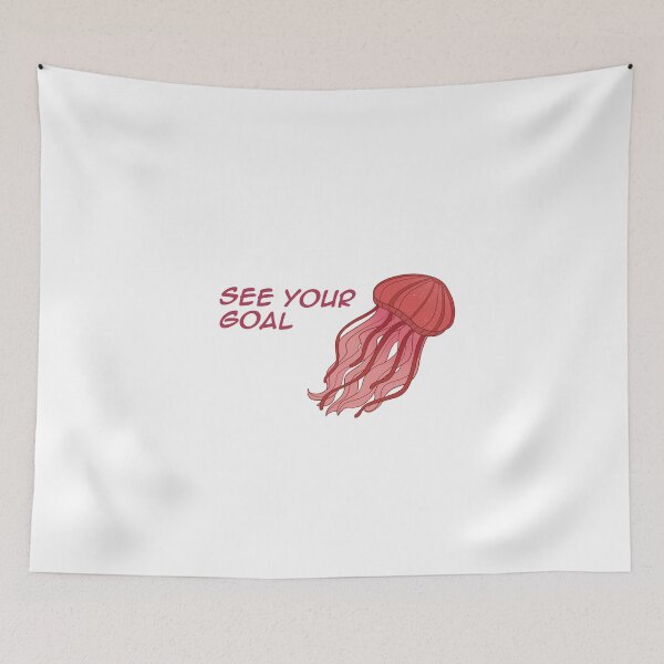 Item preview, See your goal Jellyfish  designed and sold by MiniMellows.