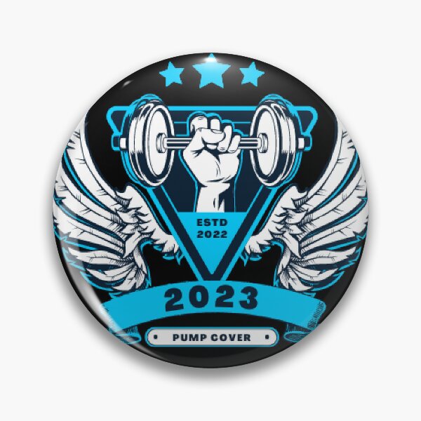 Item preview, Gym blue wings pump cover design designed and sold by felixsf58.