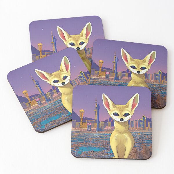 Item preview, Fennec Fox on an Alien Planet designed and sold by PlacidHinds.