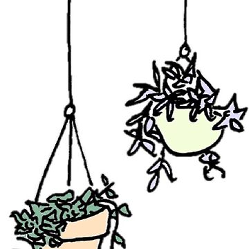 Artwork thumbnail, hanging planters by artmogi