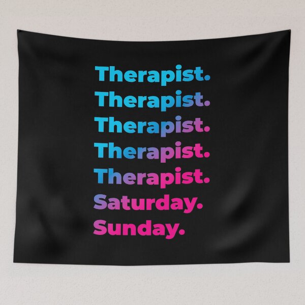 Item preview, Therapist. Saturday. Sunday. designed and sold by SVPOD.