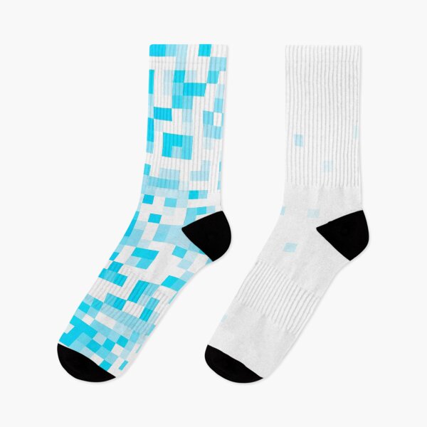 Item preview, Light blue fading pixel squares designed and sold by UDDesign.