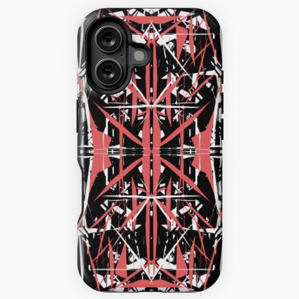 Item preview, Abstract Industrial: red black white designed and sold by artbleed.