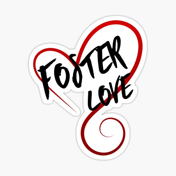 Foster Love Sticker