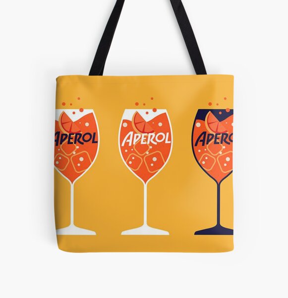 Aperol Spritz Wandkunst Allover-Print Tote Bag