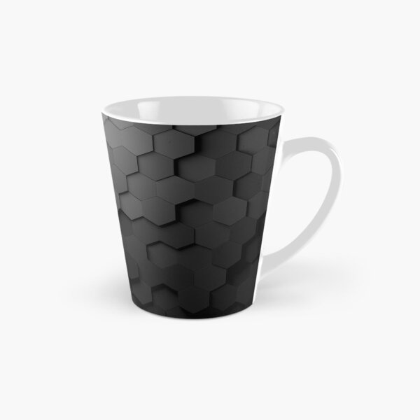 Item preview, Panales de hexágono negro patrón de fondo abstracto de mosaico desplazado designed and sold by UDDesign.