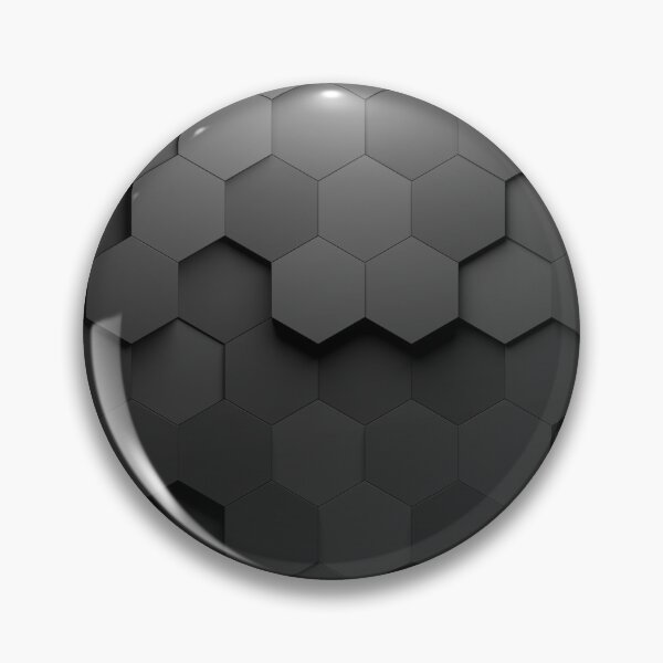Aperçu de l'œuvre Nids d'abeilles hexagones noirs décalés motif de fond abstrait mosaïque créée et vendue par UDDesign.