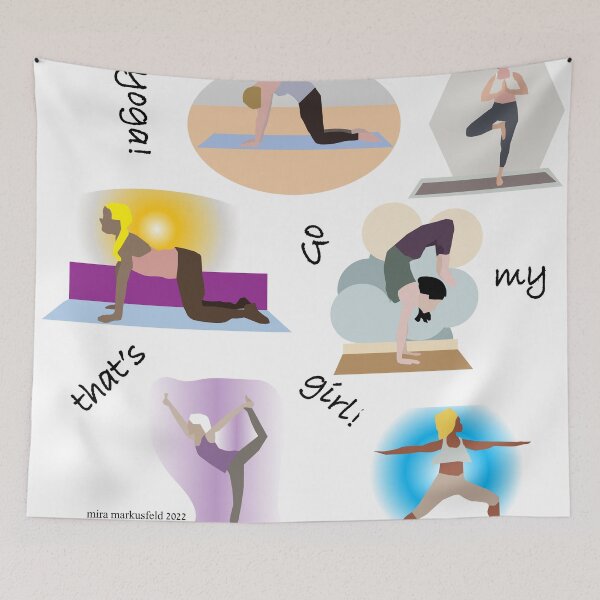 Item preview, It's Yoga Time! designed and sold by Mira  Markusfeld.