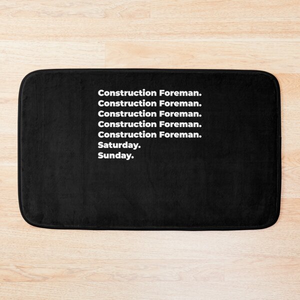 Item preview, Construction Foreman saturday and sunday designed and sold by SVPOD.