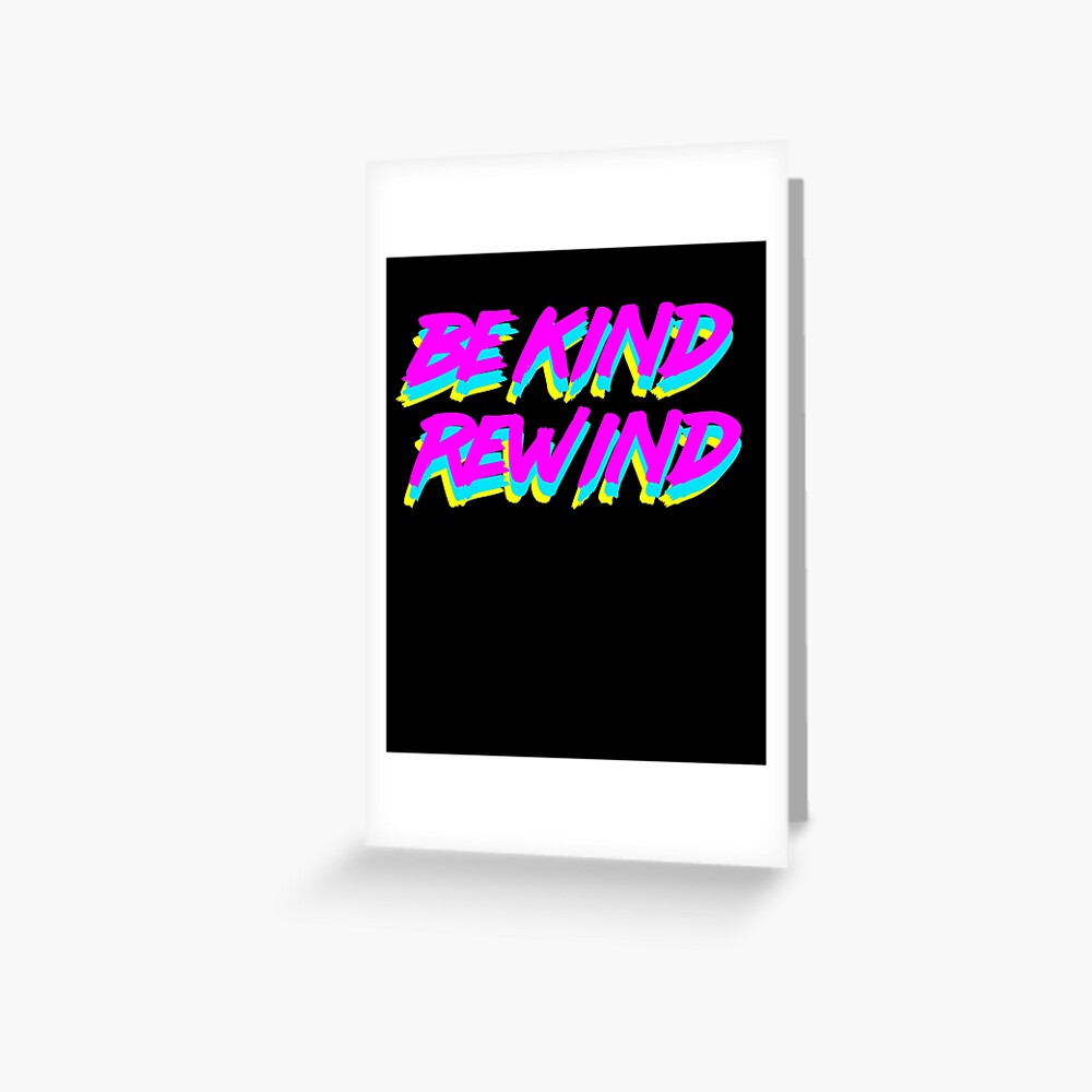 Retro VCR Greeting Card 80s 90s Birthday Card Vintage video cassette Card