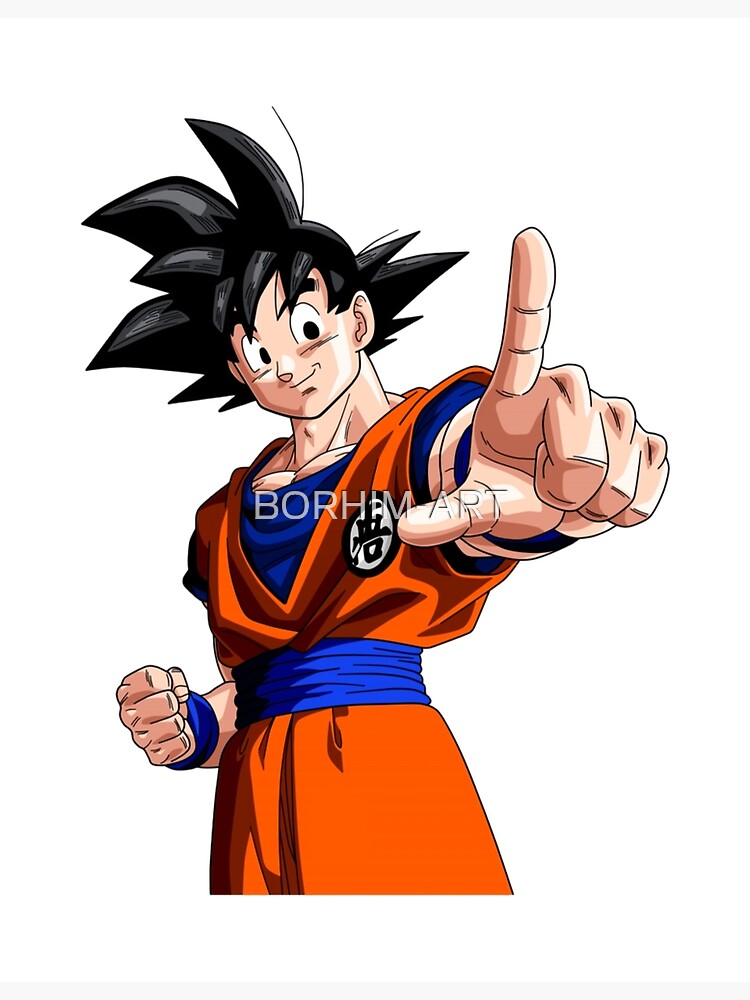 SON GOKU DRAGON BALL Z70.png Poster for Sale by LucioFriesq