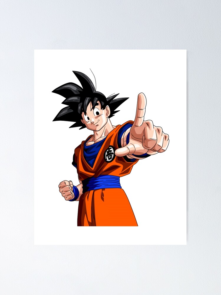 SON GOKU DRAGON BALL Z70.png Poster for Sale by LucioFriesq