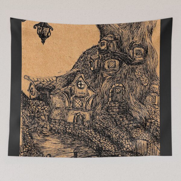 Item preview, Fairy tale illustration / enchanted forest designed and sold by LauraJacome.