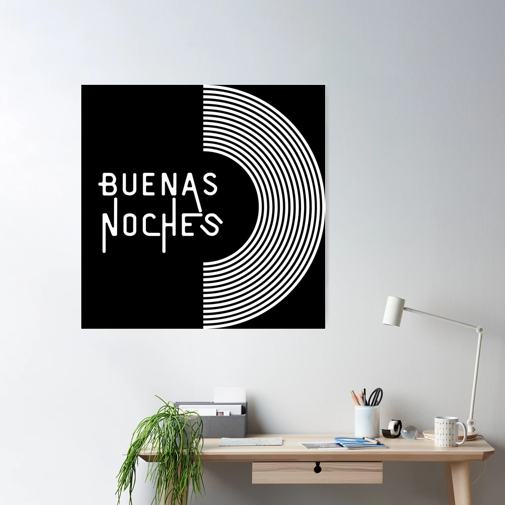 Buenas noches art - spanish greetings - Good evening good night Poster for  Sale by ALLURE-minimal
