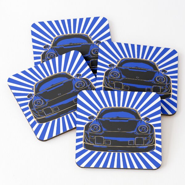 Item preview, Porsche 964 Vintage Blue-Black designed and sold by automotion-art.