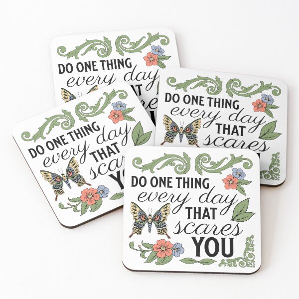 Item preview, Do one thing every day that scares you designed and sold by EvergreenWhimsy.