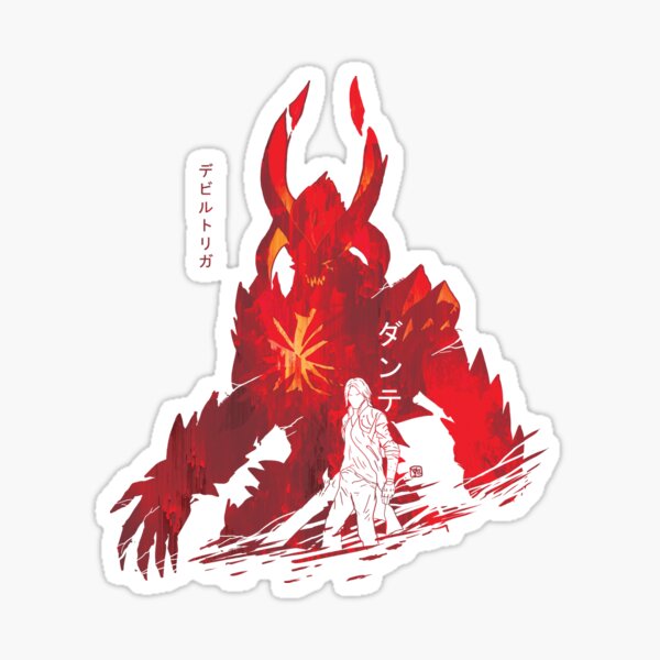 Dante - Devil May Cry - Lady Dante Sticker for Sale by Splatter