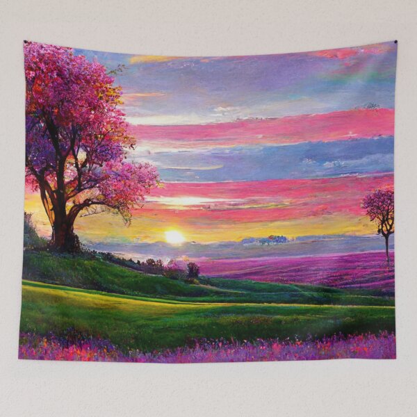 Item preview, Purple landscape designed and sold by Toothless-3377.