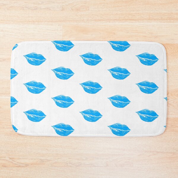 Item preview, ocean lips poster vintage lipstick print design  designed and sold by Nnone.