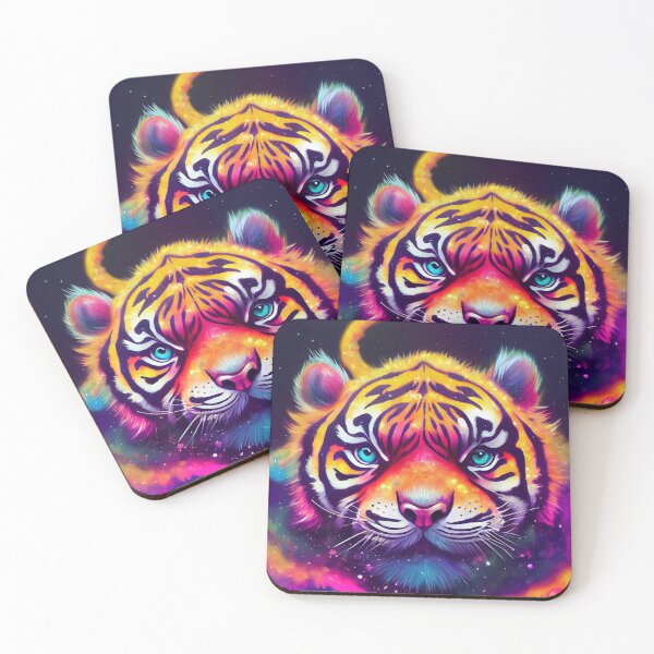 Item preview, Psychedelic baby tiger designed and sold by BartonDH.