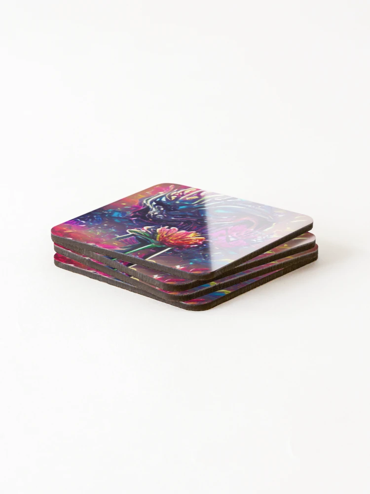 Thumbnail 4 of 5, Coasters (Set of 4), Offworld Flora designed and sold by RockingPandS.