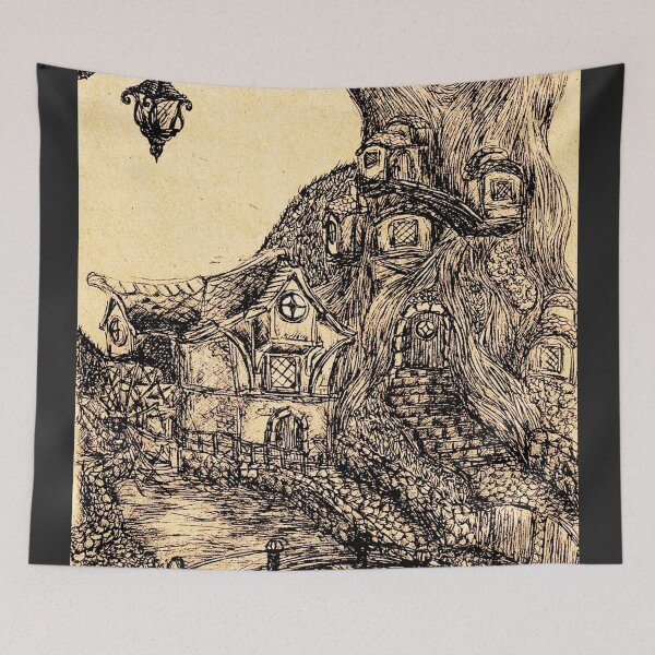 Item preview, Fairy Tale Illustration / Enchanted Forest 2 designed and sold by LauraJacome.