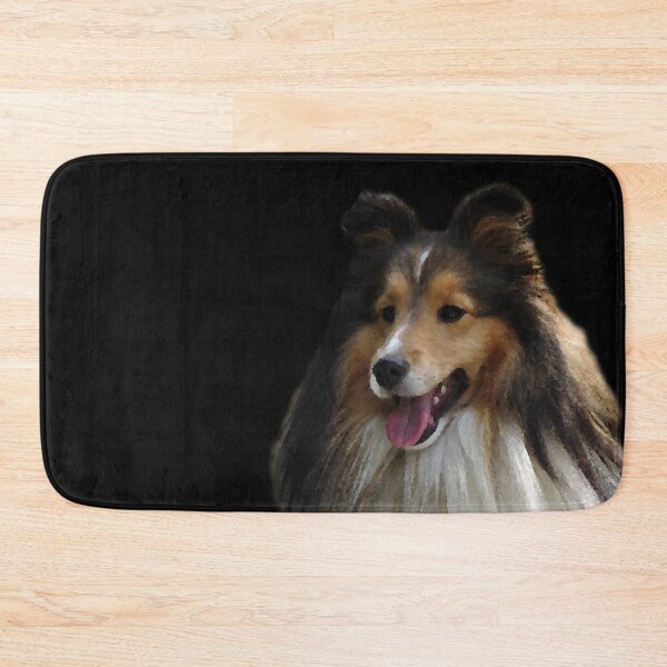 Item preview, Cute cheerful smiling tircolor Sheltie  designed and sold by GoodVibesOcean.