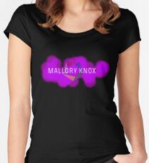 mALLORY kNOX sprayed and wired Women's Fitted Scoop T-Shirt