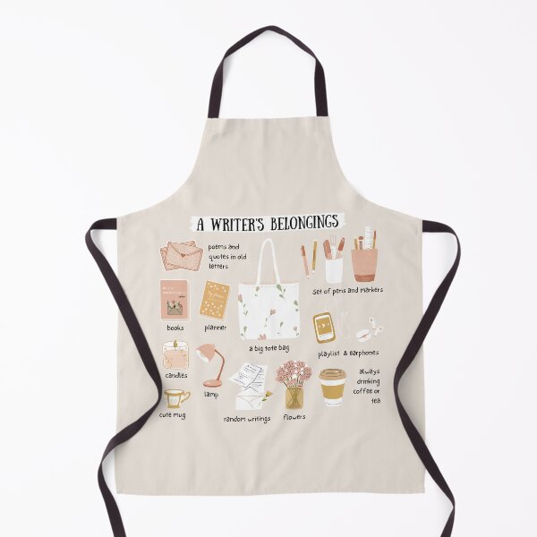 Item preview, A writer's belongings - Light background designed and sold by Athenasgirl.