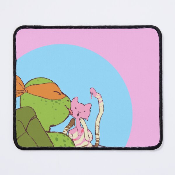 Item preview, Mikey & Ice Cream Kitty - TMNT designed and sold by Fihuli.