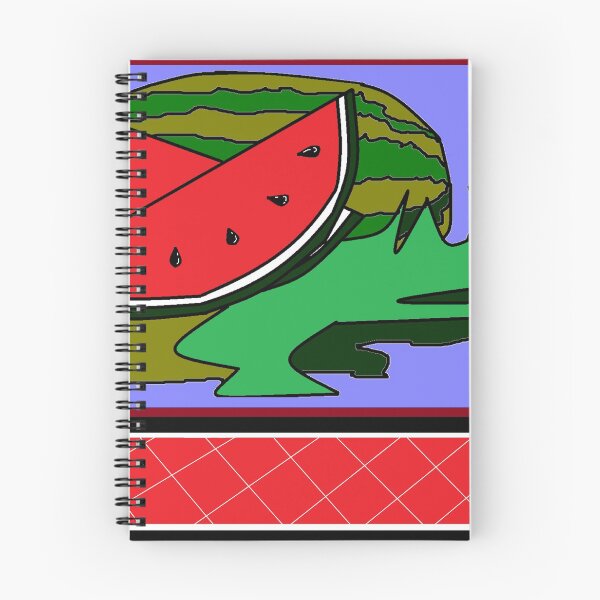 Item preview, A Ripe Watermelon with Red Tile and a Fleur de Lis designed and sold by judy snyder.