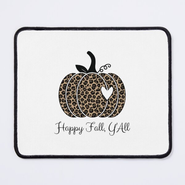 Item preview, Happy Fall Y'all Leopard Print Pumpkin designed and sold by VirtualFaries.