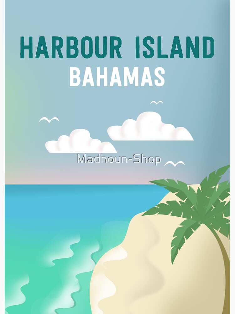 "Harbour Island Bahamas" Sticker for Sale by Redbubble