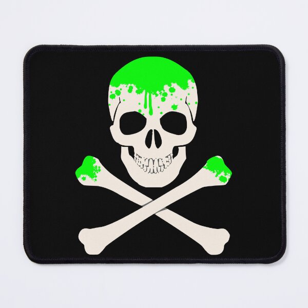 Item preview, halloween skull crossbones slime skeleton designed and sold by Gossip Rag.