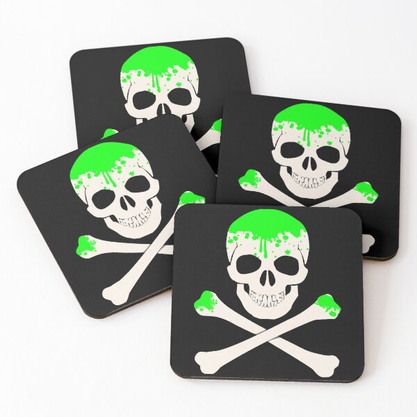 Item preview, halloween skull crossbones slime skeleton designed and sold by Gossip Rag.