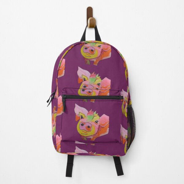 Item preview, Colorful Pig designed and sold by TripleMoonCrafts.