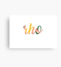 Rho Canvas Print