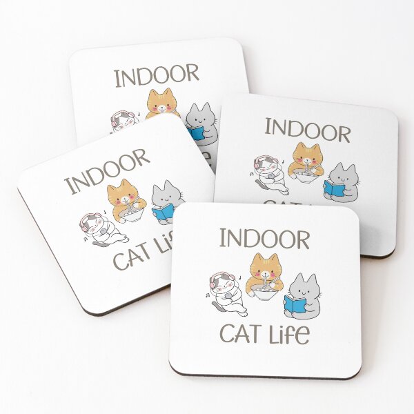 Item preview, Indoor Cat Life Cute Indoor Cats designed and sold by HappyLifeCreate.