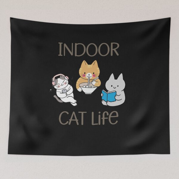 Item preview, Indoor Cat Life Cute Indoor Cats designed and sold by HappyLifeCreate.