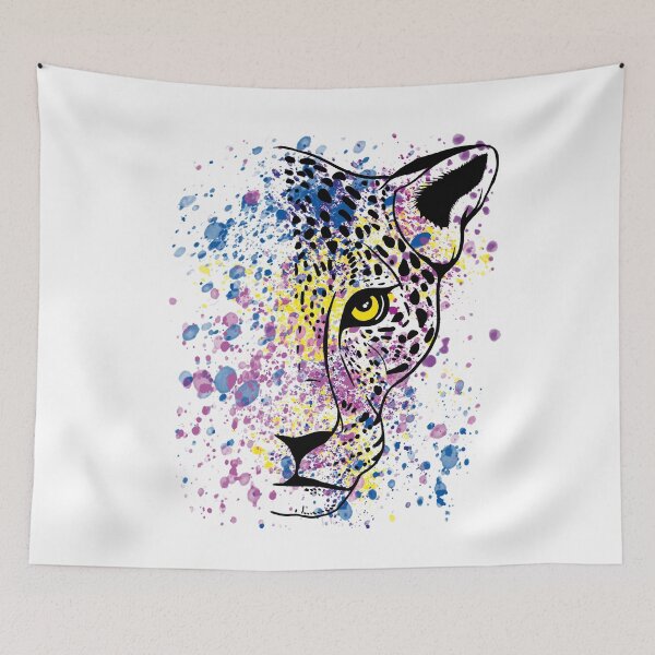 Item preview, Colorful leopard designed and sold by Fran Fryberg.