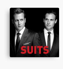 Suits Harvey and Mike Canvas Print