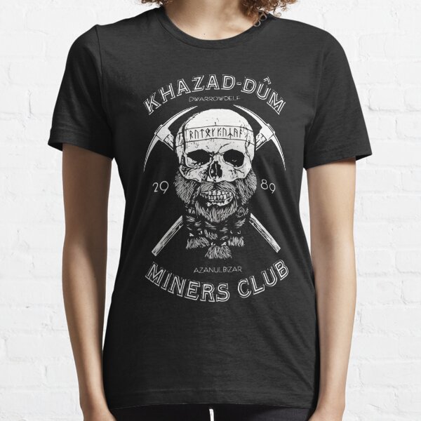 Khazad-Dum Miners Club Essential T-Shirt