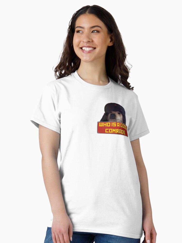 Imagen 2 de 7, Camiseta clásica con la obra ¿Quién es un buen camarada?, diseñada y vendida por acousticdolphin.
