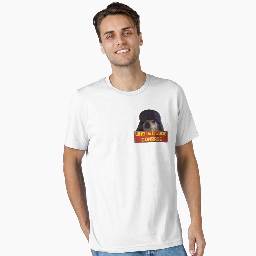 Vista previa del artículo con la obra «Camiseta esencial», diseñado y vendido por acousticdolphin.