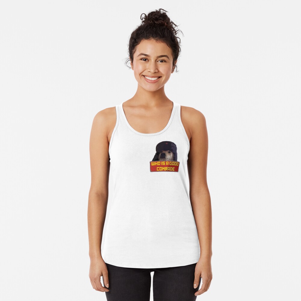 Vista previa del artículo con la obra «Camiseta con espalda nadadora», diseñado y vendido por acousticdolphin.